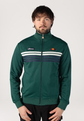 Ellesse – Vicenza Dark Green – Trainingsjacke – Grün – M – 50% Baumwolle, 50% Polyester