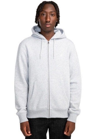 Element – Cornell Classic Mid Grey Heather – Zipper – Grau – S – 80% Baumwolle, 20% Polyester