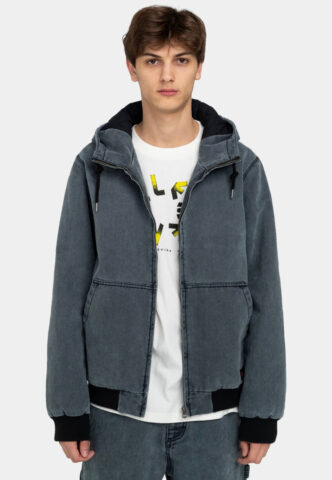 Element – Dulcey Canvas Washed Black – Jacke – Grau – XL – 100% Baumwolle