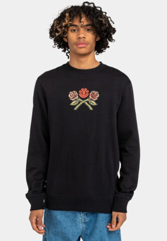 Element – Teddy Flint Black – Sweater – Schwarz – M – 60% Baumwolle, 40% Polyester