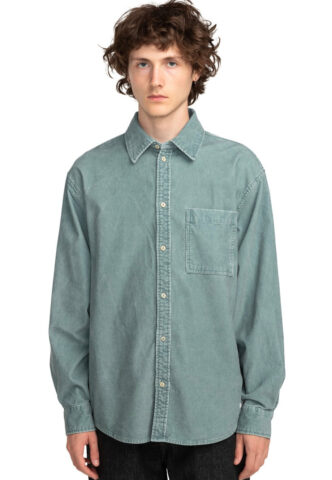 Element – Velteen Trooper – Hemd – Blau – M – 100% Baumwolle