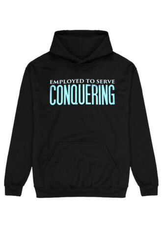 Employed To Serve – Conquering – Hoodie – Schwarz – S – 50% Baumwolle, 50% Polyester