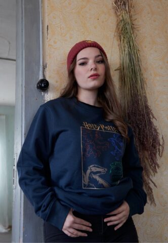 Harry Potter – Houses – Sweater – Schwarz – L – 60% Baumwolle, 40% Polyester,Schweiß