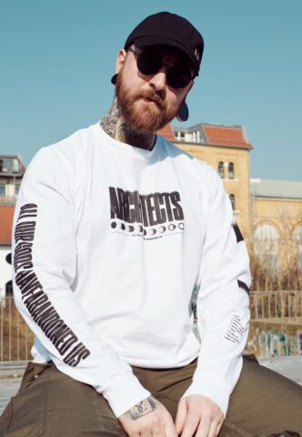 Architects – All Our Gods Eclipse White – Longsleeve – Weiß – L – 100% Bio-Baumwolle