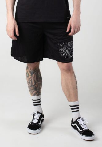 End It – Spiderweb – Shorts – Schwarz – L – 100% Polyester