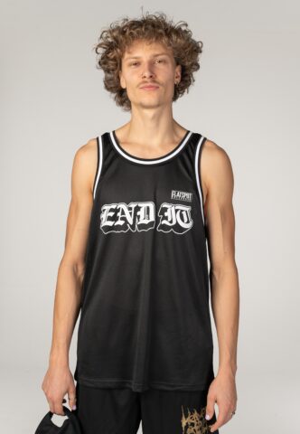End It – Baltimore Hardcore Basketball – Jersey – Schwarz – XL – 100% Polyester