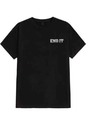 End It – Break Out – T-Shirt – Schwarz – M – 100% Baumwolle
