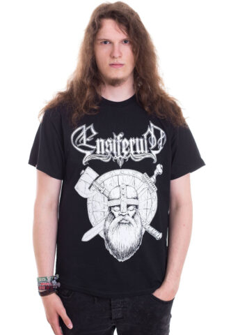 Ensiferum – Sword And Axe – T-Shirt – Schwarz – M – 100% Baumwolle