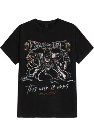 Escape The Fate – Throwback – T-Shirt – Schwarz – XXL – 100% Baumwolle