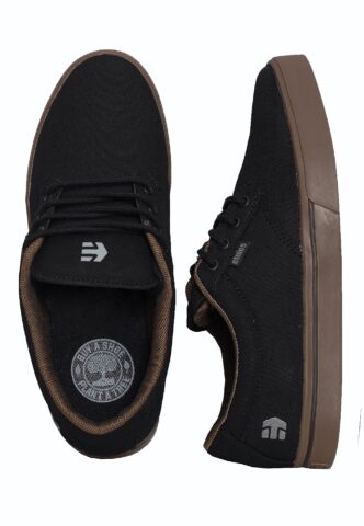 Etnies – Jameson 2 Eco Black/Charcoal/Gum – Schuhe – Schwarz – EU 41 – Textile, Synthetic/Textile/Gummi