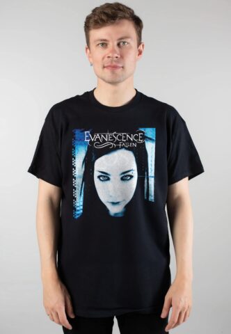 Evanescence – Fallen Cover – T-Shirt – Schwarz – 3XL – 100% Baumwolle