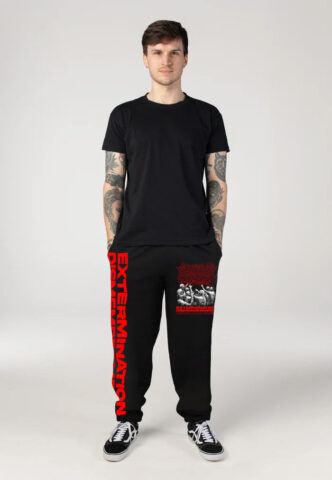 Extermination Dismemberment – Annihilation Order – Jogginghose – Schwarz – M – 80% Baumwolle, 20% Polyester