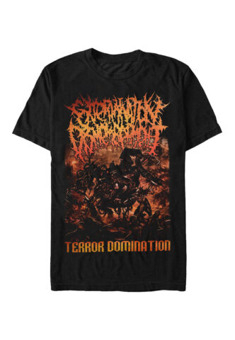 Extermination Dismemberment – Terror Domination – T-Shirt – Schwarz – M – 100% Baumwolle