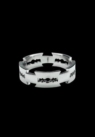 Fainz – Razor Blade Silver – Ring – gid://shopify/Metaobject/123897774317 – 19 mm – Rostfreier Stahl