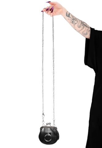 Foxblood – Mini Crossbody Black – Portemonnaie – Schwarz – Onesize – Shell: 100% Polyurethan; Lining: 100% Polyester