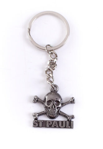 FC St. Pauli – Totenkopf – Schlüsselanhänger – Grau – Onesize – Metallll
