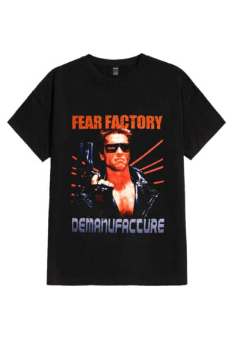 Fear Factory – Terminator – T-Shirt – Schwarz – XXL – 100% Baumwolle