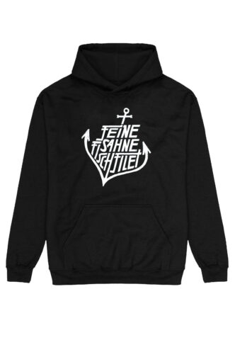 Feine Sahne Fischfilet – Anker – Hoodie – Schwarz – XS – 80% Baumwolle, 20% Polyester