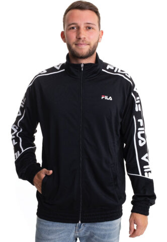 Fila – Ted Track Black – Trainingsjacke – Schwarz – S – 100% Polyester
