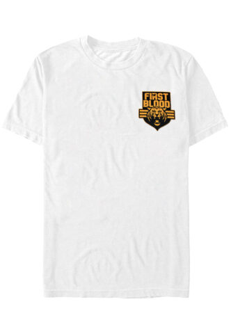 First Blood – Hold On Tight White – T-Shirt – Weiß – S – 100% Baumwolle
