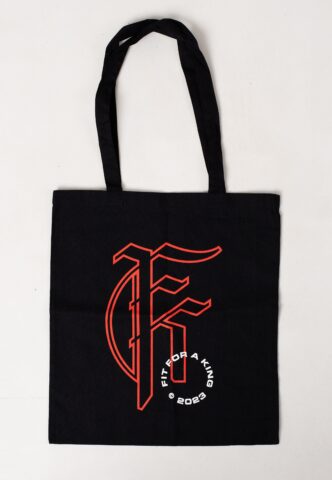 Fit For A King – Emblem – Tote Bag – Schwarz – Onesize – 100% Baumwolle
