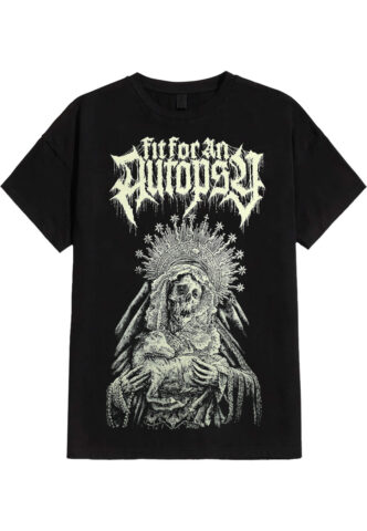 Fit For An Autopsy – Mary – T-Shirt – Schwarz – S – 100% Baumwolle