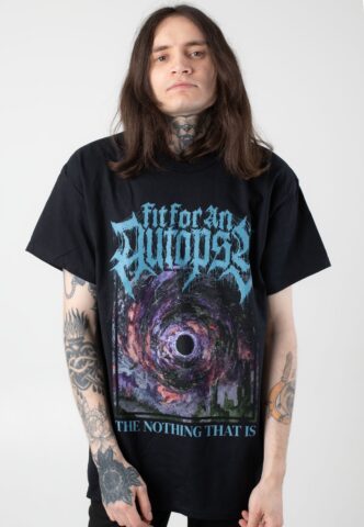 Fit For An Autopsy – The Nothing That Is Album – T-Shirt – Schwarz – M – 100% Baumwolle