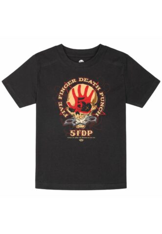 Five Finger Death Punch – Knucklehead Kids – T-Shirt – Schwarz – 104 – 100% Bio-Baumwolle