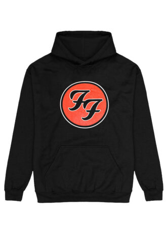 Foo Fighters – FF Logo – Hoodie – Schwarz – L – 80% Baumwolle, 20% Polyester