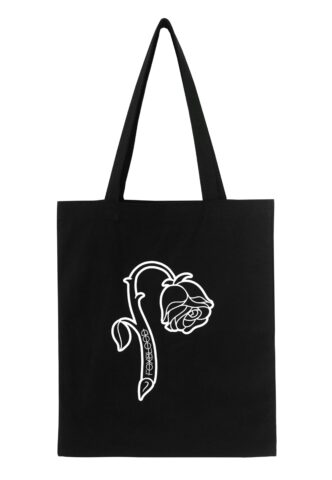 Foxblood – Foxblood Black – Tote Bag – Schwarz – Onesize – 100% Baumwolle
