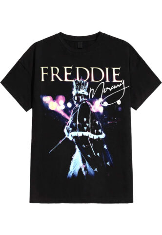 Freddie Mercury – Freddie Crown – T-Shirt – Schwarz – L – 100% Baumwolle