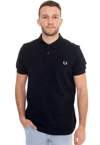 Fred Perry – Plain Navy – Polo – Blau – L – 100% Baumwolle