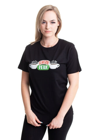 Friends – Central Perk Classic Logo – T-Shirt – Schwarz – XL – 100% Baumwolle