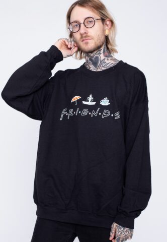 Friends – Icons – Sweater – Schwarz – L – 50% Baumwolle, 50% Polyester