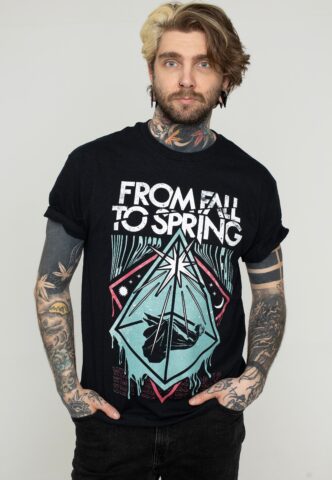 From Fall To Spring – Rise II – T-Shirt – Schwarz – XL – 100% Baumwolle