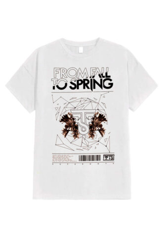 From Fall To Spring – Supernova White – T-Shirt – Weiß – L – 100% Baumwolle,Jersey