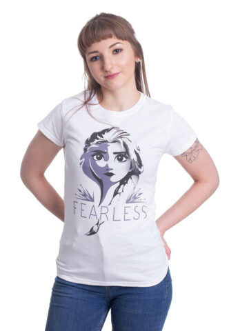 Frozen – Fearless White – Girly – Weiß – M – 100% Baumwolle