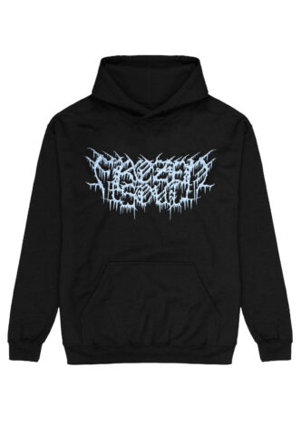 Frozen Soul – Icy Drip Logo – Hoodie – Schwarz – M – 80% Baumwolle, 20% Polyester