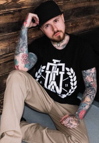 Fuchsteufelswild – Logo – T-Shirt – Schwarz – XL – 100% Bio-Baumwolle