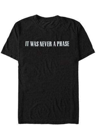Fuchsteufelswild – Never A Phase – T-Shirt – Schwarz – L – 100% Baumwolle