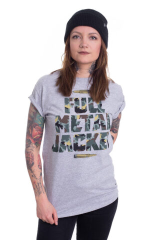 Full Metal Jacket – Camo Bullets – T-Shirt – Grau – M – 100% Baumwolle