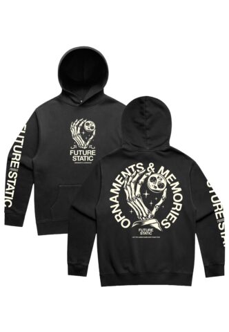 Future Static – Ornaments & Memories – Hoodie – Schwarz – M – 50% Baumwolle, 50% Polyester