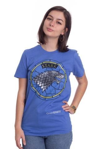 Game Of Thrones – House Stark – T-Shirt – Blau – S – 100% Baumwolle