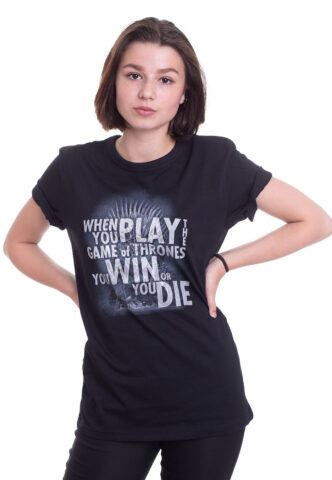 Game Of Thrones – Quote Throne – T-Shirt – Schwarz – L – 100% Baumwolle
