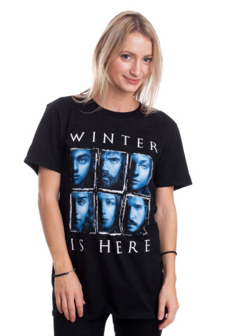Game Of Thrones – Winter Is Here – T-Shirt – Schwarz – M – 100% Baumwolle