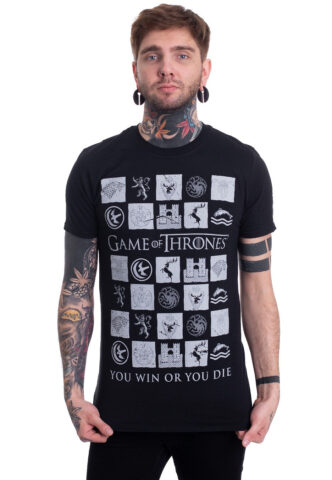 Game Of Thrones – You Win Or You Die – T-Shirt – Schwarz – S – 100% Baumwolle,Jersey