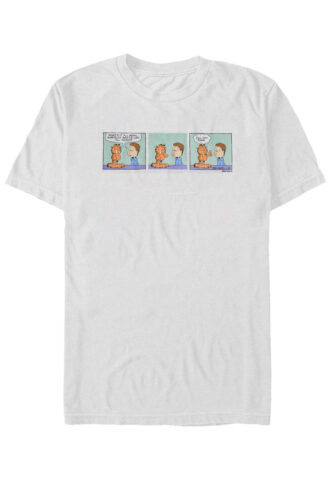 Garfield – Tuna Comic Strip Ash Grey – T-Shirt – Grau – XL – 99% Baumwolle, 1% Elastan