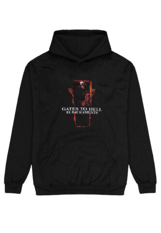 Gates To Hell – 21 Sacraments – Hoodie – Schwarz – XXL – 50% Baumwolle, 50% Polyester