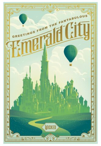 Wicked – Emerald City Maxi – Poster – Mehrfarbig – Onesize – 170g/m²