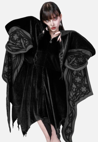 Restyle – Obsidian Moth Black – Jacke – Schwarz – L – 100% Polyester